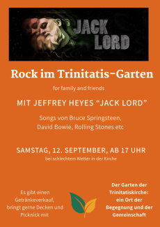 Rock im Trinitatisgarten